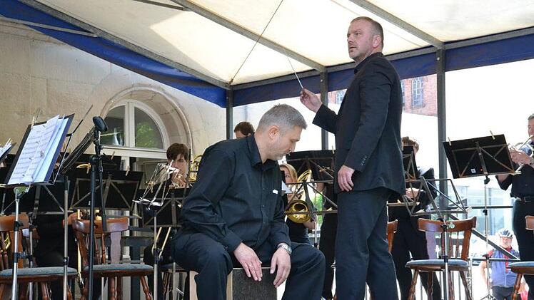 Impressionen vom Bläserkonzert im Mönchshof Foto: Uschi Prawitz