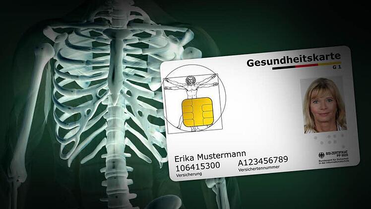 Der gläserne Patient: Ist die elektronische Gesundheitskarte ein erster Schritt auf dem Weg dorthin? Fotos: Archiv, Fotomontage: Michael Beetz