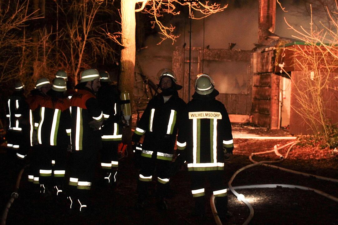 Mittelfranken: Wohnhaus brennt völlig nieder