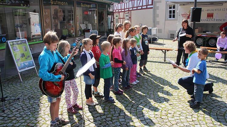 Kinderfest auf dem Anger.Foto: Dieter Britz