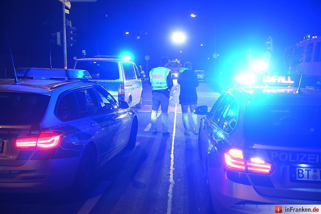 Fußgänger in Bamberg von Auto erfasst
