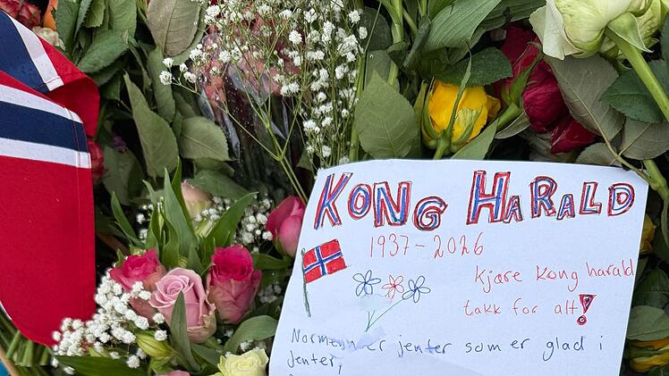 Trauer um K&ouml;nig Harald