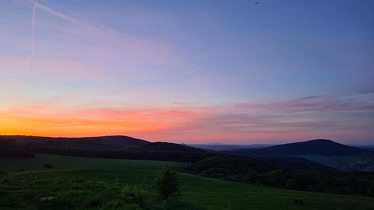 Blaue Stunde mit Blick vom Gl&auml;serberg Foto: Anna-Lena Bieneck