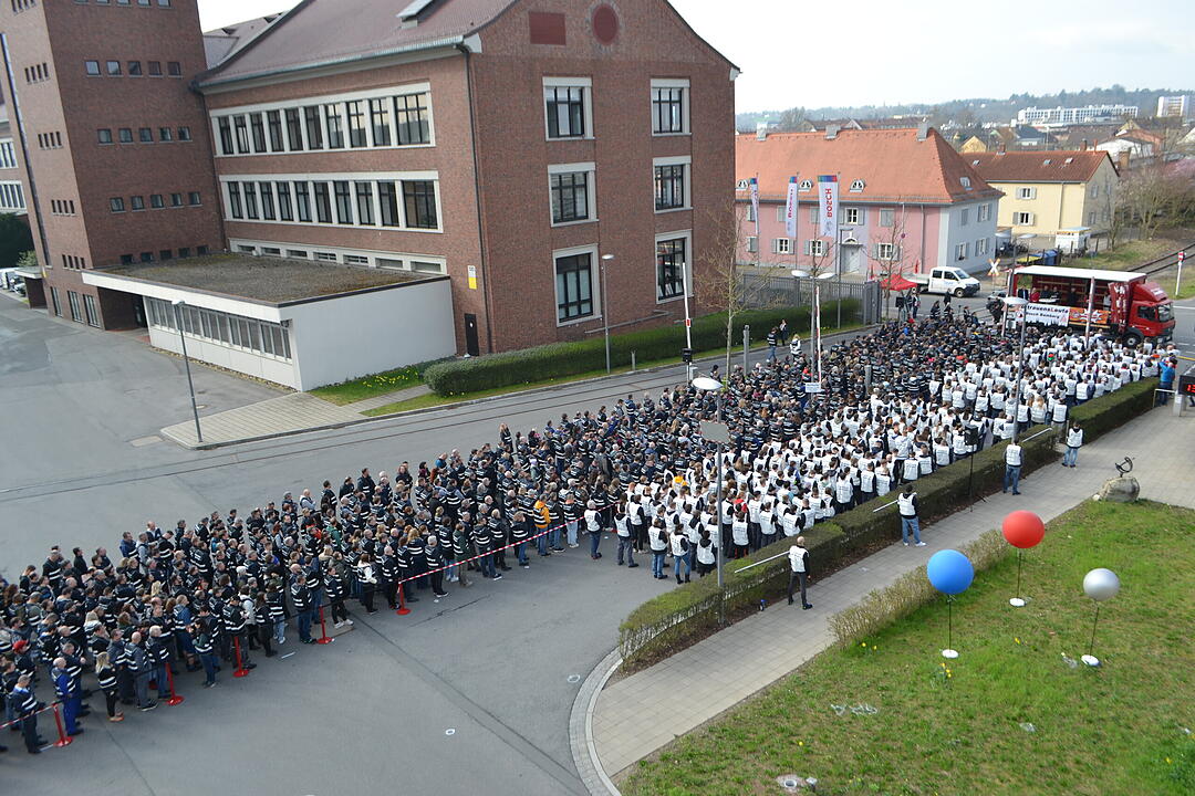 Protestaktion Bosch Bamberg
