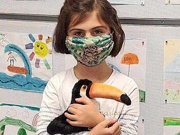 Emilia Brecklein aus K&uuml;ps hat beim "Malen mit Max" gewonnen. Foto: PR