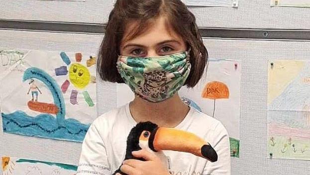 Emilia Brecklein aus K&uuml;ps hat beim "Malen mit Max" gewonnen. Foto: PR