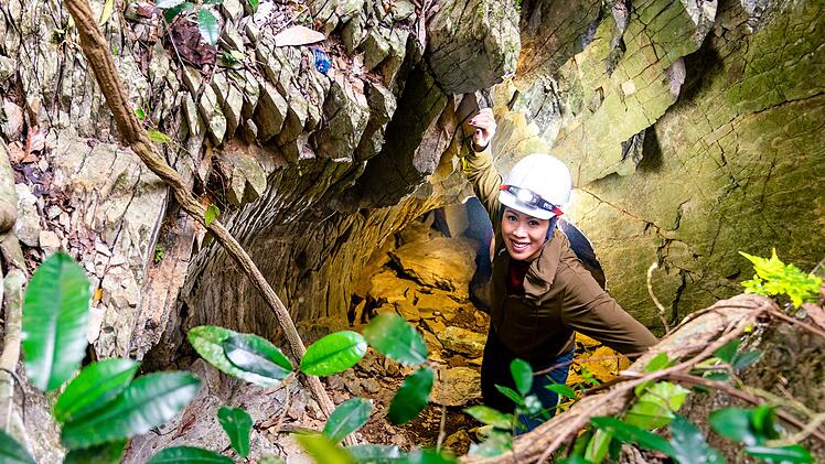 Mai Thi Nguyen-Kim besucht gemeinsam mit einem deutsch-vietnamesischen Team den "Cuc Phuong National Park".