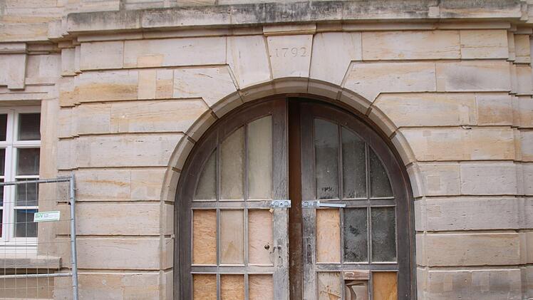 Das Portal des 1792 errichteten Hauses.Foto: Katrin Geyer