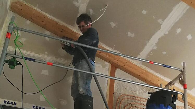 Ein weiterer Raum wird ausgebaut.Johanna Blum