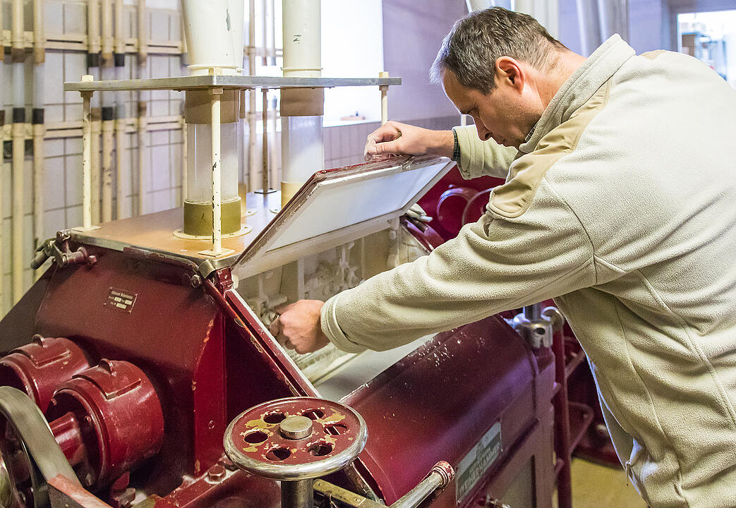 Besuch in der Schaubm&uuml;hle