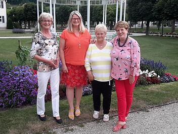 Dieses Quartett steht für die nächsten zwei Jahre an der Spitze der Bad Brückenauer Frauen-Union (von links): Irmgard Ullmann (Schatzmeisterin), Andrea Schubert (Schriftführerin), Roswitha Reder (Stellvertreterin) und Brigitte Meyerdierks (Vorsitzende).  Foto: Rolf Pralle