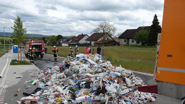 An der Einsatzstelle im Haßfurter Stadtteil  Christian Licha