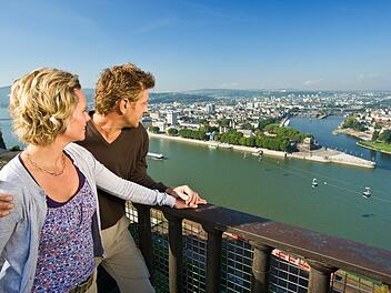 Blick über Koblenz