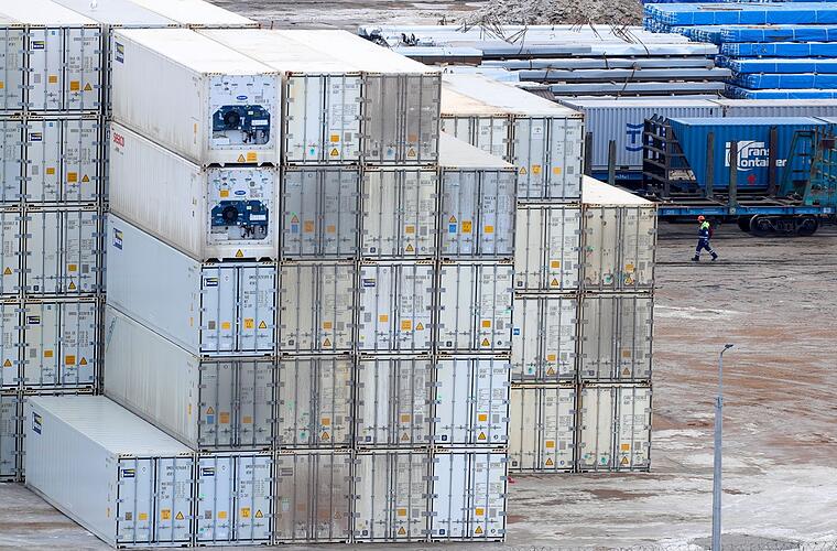 Deutlich weniger Ladung in russischen Häfen