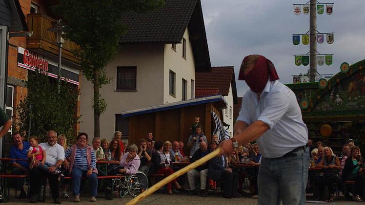 "Hahnenkönig" Axel Schrepfer gelang der goldene Schlag.