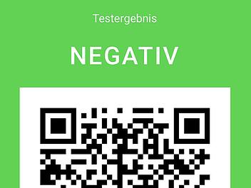 Per SMS erscheint auf dem Smartphone das Testergebnis.