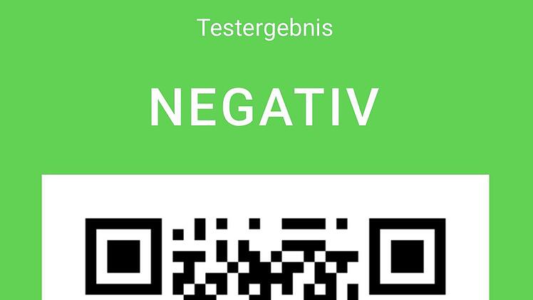 Per SMS erscheint auf dem Smartphone das Testergebnis.