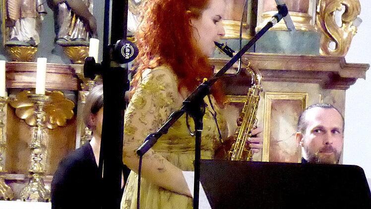 Wibraphon-Konzert im Kloster Altstadt Hammelburg mit Solistin Lena Brendel.Foto: Gerhild Ahnert