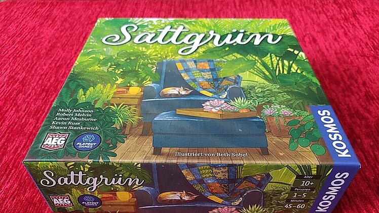 Sattgrün im Test - Familien-Legespiel zum Thema Zimmerpflanzen