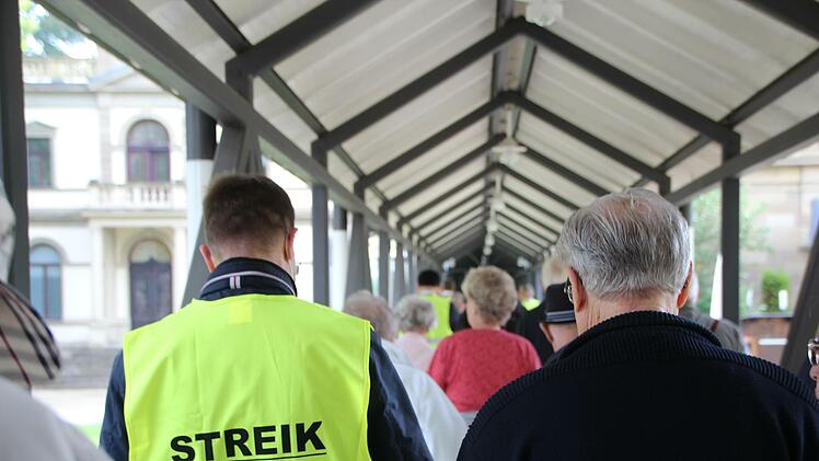 Eindruck aus der Mitte der Demonstration. Foto: Johannes Schlereth