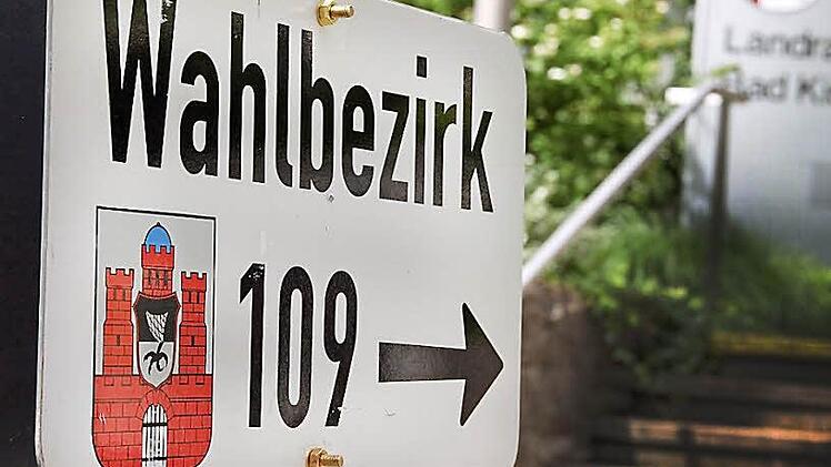 41,88 Prozent aller Wahlberechtigten im Landkreis Bad Kissingen fanden am Sonntag den Weg in die Wahllokale oder nutzten die Briefwahl. Foto: Paul Ziegler