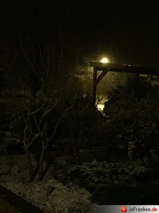 Es schneit endlich mal Raum Bamberg Foto: inFrankenPix loewilein