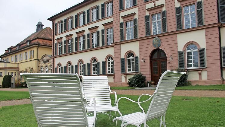 Wie hier im Badhotel im Staatsbad gibt es so gut wie keine Gäste in den Bad Brückenauer Hotels.