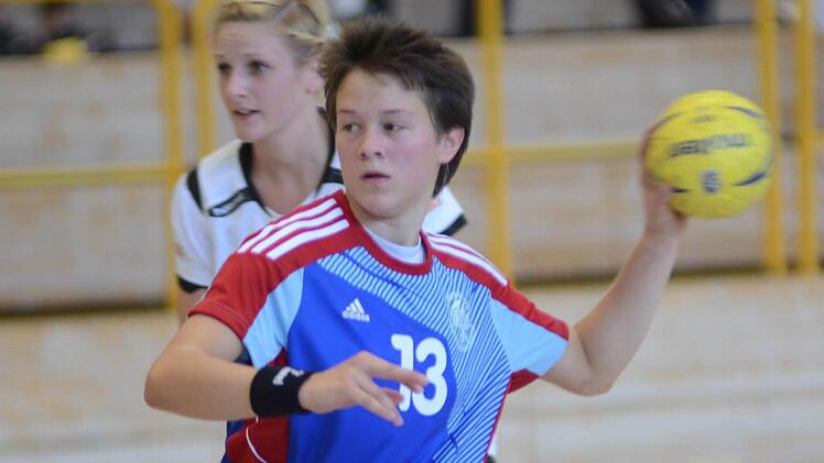 In der Verantwortung: Mit erst 16 Jahren ist Saskia Probst zwar die jüngste Spielerin der TS Herzogenaurach, gehört aber schon jetzt zu den Leistungsträgerinnen. Foto: herzopress