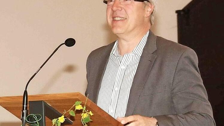 Klaus Schumann predigte in der Klosterkirche. Foto: Richard Sänger