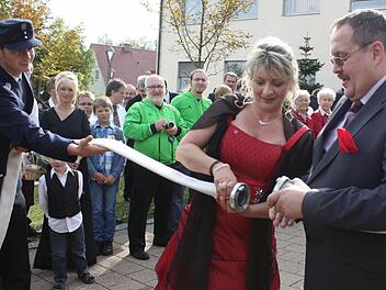 Kommandant Achim de Wendt und sein Frau Angelika hatten kein Problem beim Kuppeln.