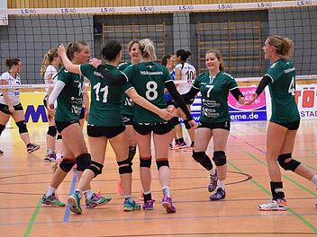 Obwohl das letzte Spiel gegen Augsburg verloren ging, können die Hammelburgerinnen stolz auf ihre Leistung in der gesamten Saison sein. Foto: Till Oschmann
