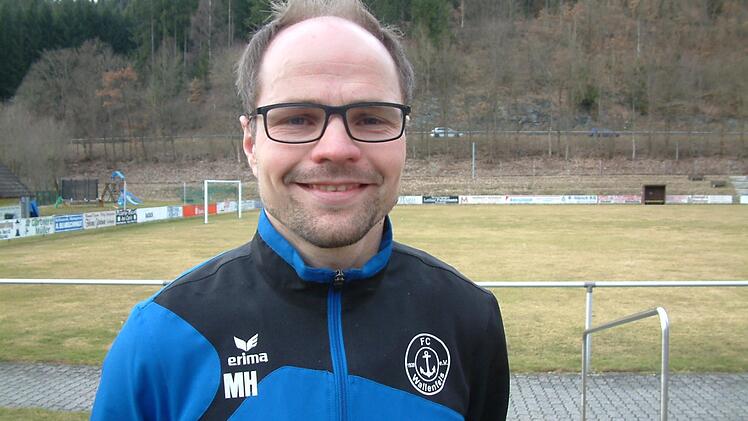 Michael Herrmann, Trainer FC Wallenfels. Foto: Hans Franz