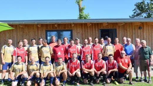 Gruppenbild der Spieler.Horst Conze