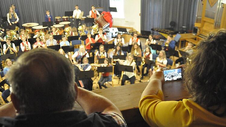 Abschlusskonzert der Unterfränkischen Bläserwoche in der Musikakademie Hammelburg.Peter Klopf