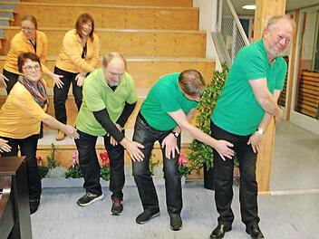 Beim Chor "In Joy" aus Lichtenfels war die Spielfreude sichtlich groß.  Fotos: Edwin Meißinger