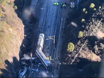 Schweres Zugungl&uuml;ck in Spanien: Deutsche unter den Opfern