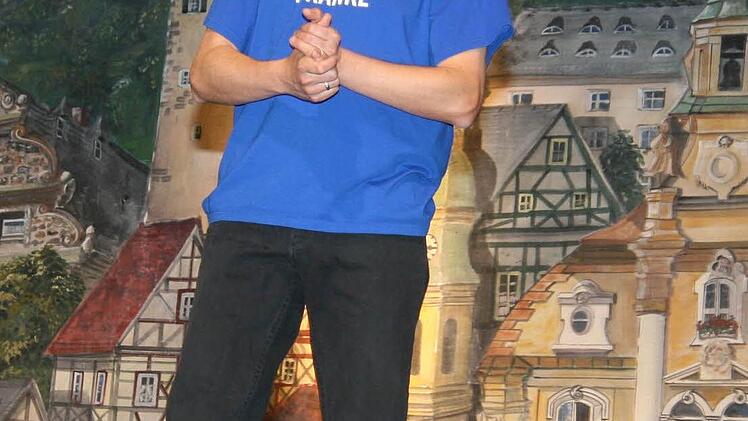 Das Eich alias Stefan Eichner hatte ein Heimspiel.