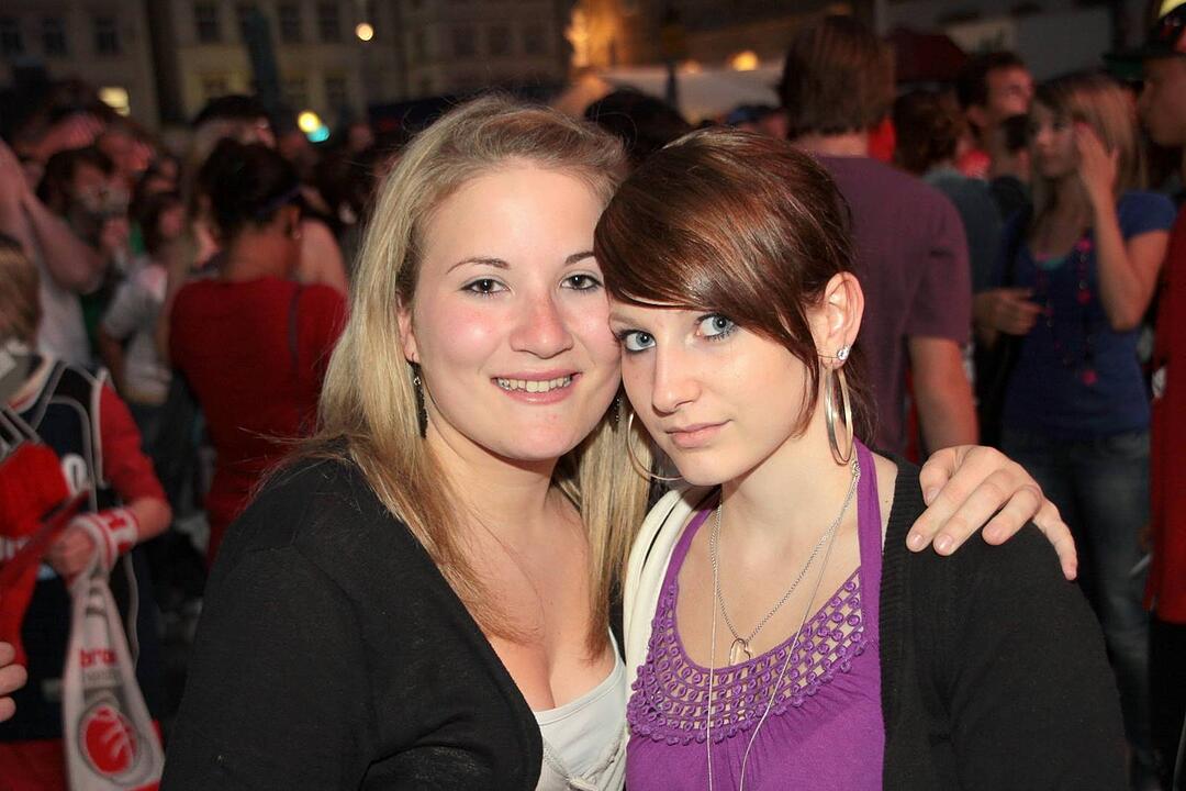 Meisterfeier Brose Baskets Bamberg Maxplatz