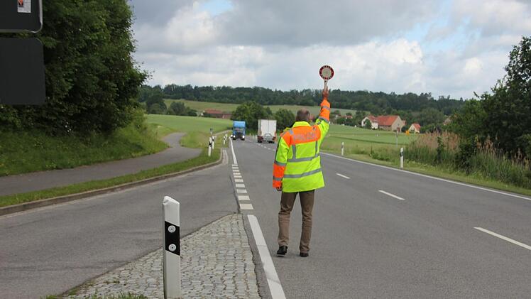 Ein Bild, das entlang der B 279 in den nächsten Wochen häufiger, zu sehen wird.