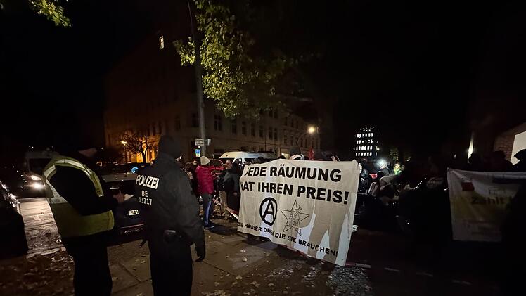 Polizeieinsatz wegen geplanter Räumung in Berlin-Mitte
