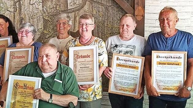 Die Jubilare der Kameradschaft Wittelsbach