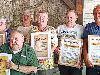 Die Jubilare der Kameradschaft Wittelsbach