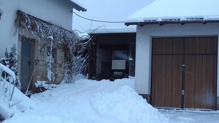In Mitgenfeld ist ordentlich was runtergekommen. Foto: Inge Morschhäuser