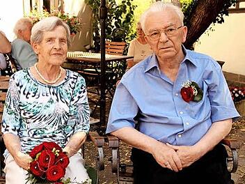 Das Fest ihrer diamantenen Hochzeit feierten in Kirchlauter Karola und Johann Wild.  Foto: Günther Geiling