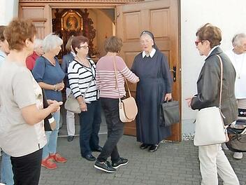 Die Besucherinnen aus Marktgraitz besuchten auf dem Marienberg auch die Gnadenkapelle. Foto: privat