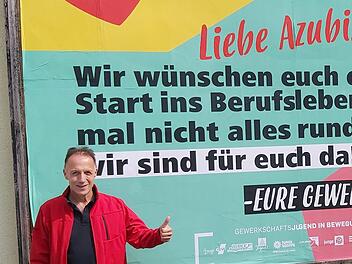 Zum Ausbildungsstart im September war Oberfrankens DGB-Chef Mathias Eckardt noch guter Dinge. Doch die Sorge um die duale Ausbildung wächst mehr und mehr. Foto: DGB