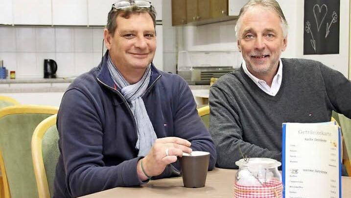 Wärmestubenleiter Claus Poppe und Kidro-Vorsitzender Thomas Heinrich freuen sich auf die neuen Räume und die neuen Möglichkeiten in der Maxstraße 40. Ab Montag, 10. November, hat der Verein diese Adresse.