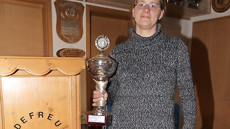 Verena Lettner mit "Hanko vom Regnitztal"  Foto: Mathias Erlwein