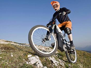 Mountainbike mit Elektroantrieb: Wo bleibt denn da die Fitness. Foto: pr.