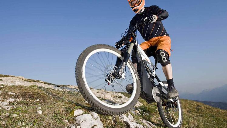 Mountainbike mit Elektroantrieb: Wo bleibt denn da die Fitness. Foto: pr.